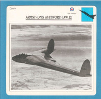 DeAgostini Educational Sheet "Warplanes" / ARMSTRONG WHITWORTH AW.52 (Great Britain) - Aviation