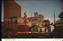 72528581 Reno_Nevada Virginia Street At Dusk - Andere & Zonder Classificatie