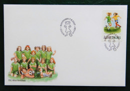 Åland FDC 2007 My Stamps, Girls Football, MiNo 285 - Sport, Soccer - Aland