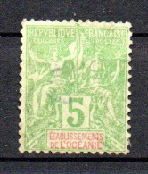 Col40 Colonies Océanie 1892 N° 14 Oblitéré Cote 3,00€ - Gebruikt