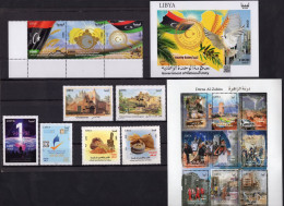 Libya 2023 - Complete Full Year 2023 - 6 Stamps + Strip Of 3 Stamps + 2 Sheets - MNH** Excellent Quality - Superb*** - Libye