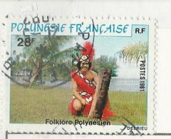 Polynésie - 1981 Folklore Polynésien - N° 166 Obl. - Used Stamps