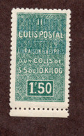 Algérie Colis Postaux  N°43A   N** LUXE  Cote 75 Euros !!!RARE - Parcel Post