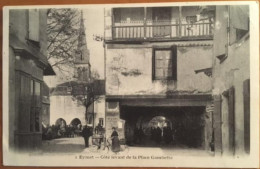 Cpa 24 EYMET, Côté Levant De La Place Gambetta, Animée, écrite En 1925 - Eymet