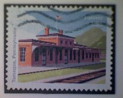 United States, Scott #5761, Used(o), 2023, Railway Stations: Tamaqua Station, Forever (63¢), Multicolored - Usados