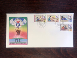 FIJI FDC COVER 1998 YEAR DISABLED PEOPLE HEALTH MEDICINE - Fidji (1970-...)