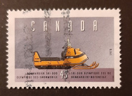 Canada 1995  USED  Sc1552b   43c  Historic Vehicles,  Bombardier Ski-Doo - Oblitérés