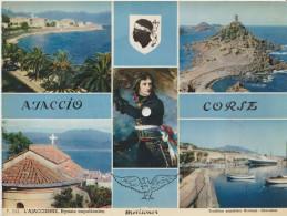Mexisonor . Corse . 6 DISQUES Sur Cartes Postales . Ajaccio (1) . Bastia (x2 Idem) . Multi Photos Corses (x3 /2idem) . - Formats Spéciaux