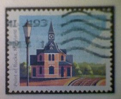 United States, Scott #5758, Used(o), 2023, Railway Stations: Point Of  The Rocks Station, Forever (63¢), Multicolored - Gebruikt