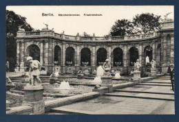 Berlin. Friedrichshain. Märchenbrunnen. Feldpost Zossen -Uebungsplatz. Mai 1917. Censure Diedenhofen - Friedrichshain