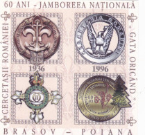 FULL SHEETS, 1996  NATIONALE JAMBOREE POIANA BRASOV 1936 SHEET, ROMANIA - Ongebruikt