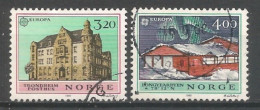 Norway 1990 Europa Postal Buildings Y.T. 1005/1006 (0) - Oblitérés