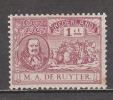 NVPH Nederland Netherlands Pays Bas Niederlande Holanda  88 MLH/ongebruikt Michiel De Ruyter 1907 - Neufs