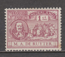 NVPH Nederland Netherlands Pays Bas Niederlande Holanda  88 MLH/ongebruikt Michiel De Ruyter 1907 - Nuevos