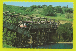 GLAMOR TRAM Tramway 1975 Universal City Studios Californie Crosses Collapsing Bridge N°182 VOIR DOS En 1975 - Tramways