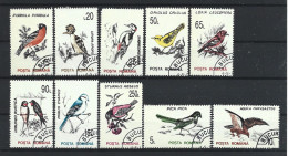 Romania 1993 Birds  Y.T. 4065/4074 (0) - Gebraucht