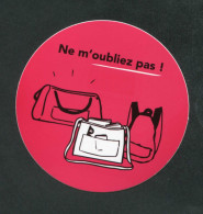 Sticker Autocollant SNCF / RATP "Ne M'oubliez Pas" Etiquette De Bagage - Otros & Sin Clasificación