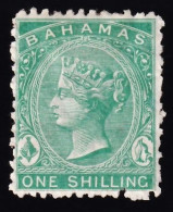 Bahamas, 1863  Y&T. 8, MH. 1 S. Verde, [dt.12½.] - 1859-1963 Colonie Britannique