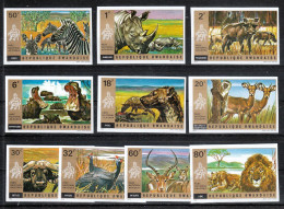 Ruanda 1972**, Akagera-Nat.-Park, Ungezähnt, Sukkulenten / Rwanda 1972, MNH, Imperforated, Succulent - Sukkulenten