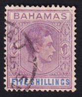Bahamas, 1938-48  Y&T. 108, 5 S. Violeta Y Azul - 1859-1963 Colonie Britannique