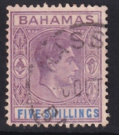 Bahamas, 1938-48  Y&T. 108, 5 S. Violeta Y Azul - 1859-1963 Colonie Britannique