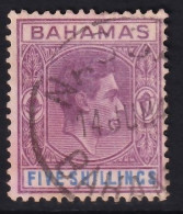 Bahamas, 1938-48  Y&T. 108, 5 S. Violeta Y Azul - 1859-1963 Colonie Britannique