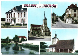 89 AILLANT SUR THOLON Lot 4 CPSM Multivues - Souvenir De - Mairie Eglise - Environs - Bief Du Moulin - Aillant Sur Tholon