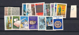 1968 MNH Finland, Year Complete According To Michel, Postfris** - Full Years