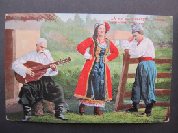 AK UKRAINE Tracht Costumi Feldpost Widoki I Typy 1916 /// D*58465 - Ukraine