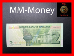 ZIMBABWE 2 $  2016   P. 99   *BOND NOTE*  **lucky Serial  9788888**   UNC - Zimbabwe