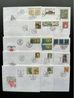 SLOVAKIA SLOVENSKO 1993 LOT OF 15 DIFFERENT FDC'S - FDC