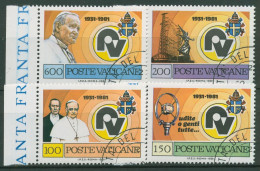 Vatikan 1981 Radio Vatikan 779/82 Gestempelt - Oblitérés