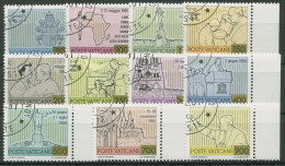 Vatikan 1981 Papst Johannes Paul II. Weltreisen 792/02 Gestempelt - Used Stamps