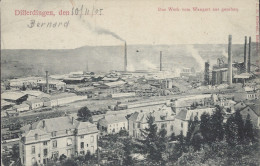 Luxembourg - Luxemburg Carte Postale DIFFERDINGEN 1905 DAS WERK VOM WANGERT AUS GESEHEN J.M. Bellwald,Echternach - Differdange
