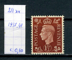 Grande-Bretagne    N° 211 Xx - Unused Stamps