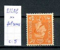 Grande-Bretagne    N° 212 A B Xx    (fil Renversé) - Unused Stamps