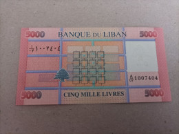 Delcampe - Billete De Líbano De 5000 Libras, Año 2014, Serie A, UNC - Liban