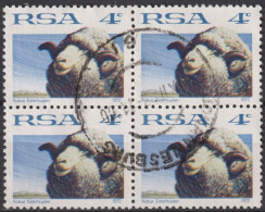 1972 RSA Südafrika ° Mi:ZA 412Xb, Sn:ZA 371, Yt:ZA 335a, K14, Merino Sheep (Ovis Ammon Aries) - Used Stamps