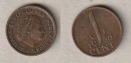 00160) Niederlande, 1 Cent 1950 - 1948-1980 : Juliana