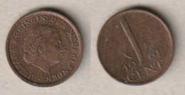 00156) Niederlande, 1 Cent 1961 - 1948-1980 : Juliana