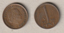 00149) Niederlande, 1 Cent 1959 - 1948-1980 : Juliana