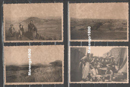 Etiopia 1939 - Serie Di 6 Foto Cartoline Militari - Con Annotazioni - Autocarri Militari - Ethiopie