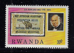 RWANDA  1979   SIR ROWLAND HILL  SCOTT #936 MNH - Unused Stamps