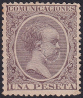 Spain 1889 Sc 268 España Ed 226T Telegraph Punch (taladrado) Cancel Filled - Télégraphe