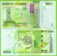 UGANDA 5000 SHILINGI 2021  P-51g UNC - Oeganda