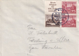 AUSTRIA 1939 - ANK730, 735 - Canceled On Enveloppe - Covers & Documents