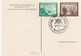 AUSTRIA 1939 - ANK 704, 707 Canceled On Postcard - Brieven En Documenten