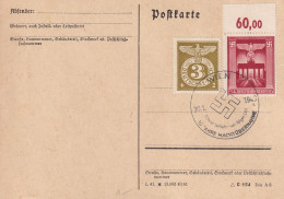 AUSTRIA 1943 - ANK 829, 830 Canceled On Postcard - Covers & Documents