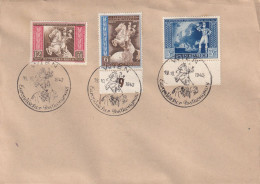 AUSTRIA 1942 - ANK 820-822 Canceled On Enveloppe "Europäischer Postkongress" - Brieven En Documenten