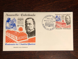 NEW CALEDONIA NOUVELLE CALEDONIE FDC COVER 1988 YEAR PASTEUR HEALTH MEDICINE - Lettres & Documents